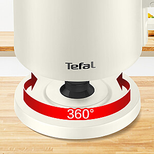 Tefal Thermo Protect KO140AE0 elektriskā tējkanna 1.5 L 1500 W Balta