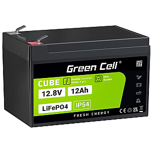Green Cell LFPGC12V12AH ИБП аккумулятор Литий-железо-фосфат (LiFePO4) 12.8 В 12 Ач