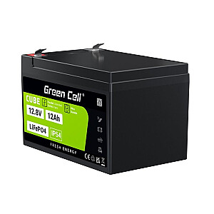 Green Cell LFPGC12V12AH ИБП аккумулятор Литий-железо-фосфат (LiFePO4) 12.8 В 12 Ач