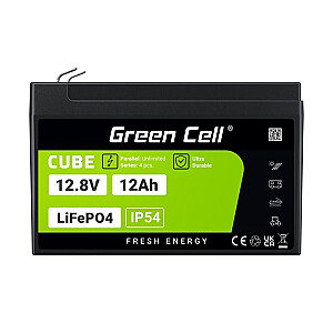 Green Cell LFPGC12V12AH ИБП аккумулятор Литий-железо-фосфат (LiFePO4) 12.8 В 12 Ач