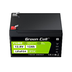 Green Cell LFPGC12V12AH ИБП аккумулятор Литий-железо-фосфат (LiFePO4) 12.8 В 12 Ач