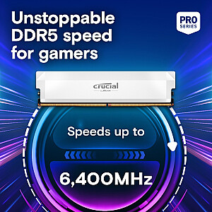 DDR5 Pro OC atmiņa 32/6000(1*32GB) CL40 balta