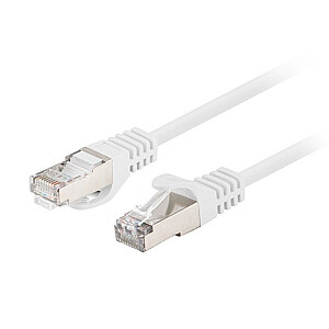 PATCHCORD CAT.6 FTP 1M БЕЛЫЙ FLUKE PASSED LANBERG 10-ПАК