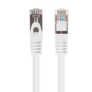 PATCHCORD CAT.6 FTP 1M БЕЛЫЙ FLUKE PASSED LANBERG 10-ПАК