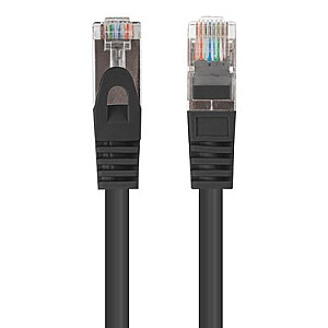 PATCHCORD CAT.6 FTP 0.25M ЧЕРНЫЙ FLUKE PASSED LANBERG 10-ПАК