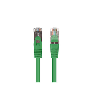PATCHCORD CAT.6 FTP 1M ЗЕЛЕНЫЙ FLUKE PASSED LANBERG 10-ПАК