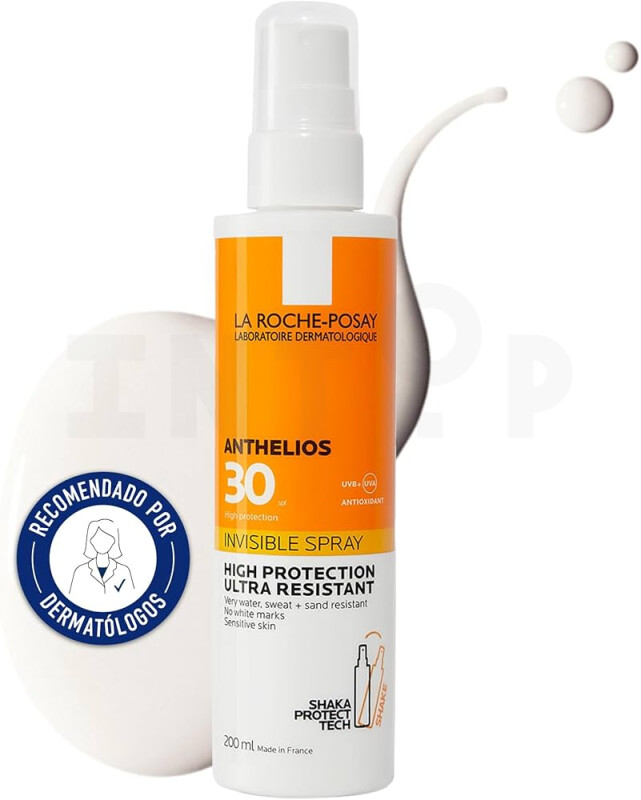 LA ROCHE-POSAY Anthelios Spray Невидимый лосьон для загара в спрей SPF30 200ml