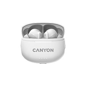 Canyon Bluetooth headset with microphone with ENC White