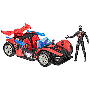 SPIDER-MAN rotaļu komplekts auto un Miles Morales 10 cm