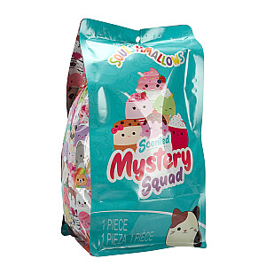 SQUISHMALLOWS Mystery Squad W21 Плюшевая игрушка-сюрприз с запахом, 20 см