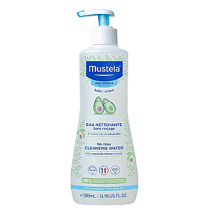 MUSTELA Безополаскивающая Очищающая Вода мицеллярная 500мл