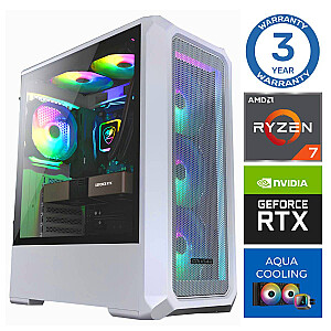 INTOP AQUA Ryzen 7 7700X 16GB DDR5 500SSD M.2 NVME RTX3060 12GB no-OS