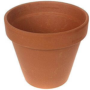 Puķu pods Standard d23xh21cm māla, brūns 01023