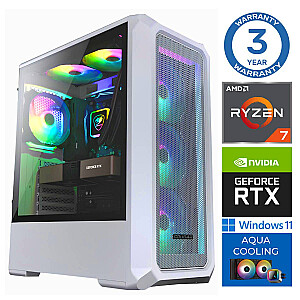 INTOP AQUA Ryzen 7 7700X 32GB DDR5 2TB SSD M.2 NVME+2TB RTX4060Ti 8GB WIN11