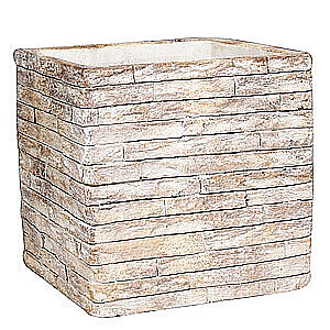 Puķu pods Latina Stonewall d16xh16cm bēšs 1304/0016/2282
