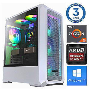 INTOP Ryzen 5 5600X 16GB 1TB SSD M.2 NVME+2TB RX5700 XT 8GB WIN11