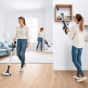 Bosch Serie 6 BCS61113 rokas putekļsūcējs/elektriska birste 2-in-1 rokas putekļsūcējs Akumulatora Sauss Bez maisa Balts