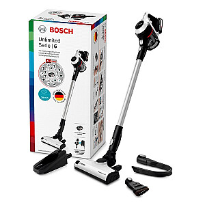 Bosch Serie 6 BCS61113 rokas putekļsūcējs/elektriska birste 2-in-1 rokas putekļsūcējs Akumulatora Sauss Bez maisa Balts
