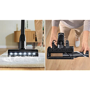 Bosch BCS1041PET rokas putekļsūcējs/elektriskā slotiņa Akumulatora Sausais HEPA Bezmaisu 0.4 L 23.5 W Melns, Sarkans 4 Ah