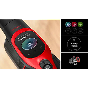Bosch BCS1041PET rokas putekļsūcējs/elektriskā slotiņa Akumulatora Sausais HEPA Bezmaisu 0.4 L 23.5 W Melns, Sarkans 4 Ah