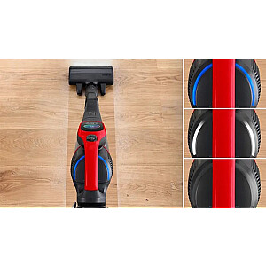 Bosch BCS1041PET rokas putekļsūcējs/elektriskā slotiņa Akumulatora Sausais HEPA Bezmaisu 0.4 L 23.5 W Melns, Sarkans 4 Ah