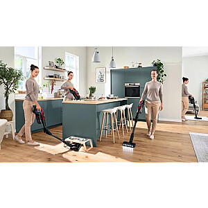 Bosch BCS1041PET rokas putekļsūcējs/elektriskā slotiņa Akumulatora Sausais HEPA Bezmaisu 0.4 L 23.5 W Melns, Sarkans 4 Ah