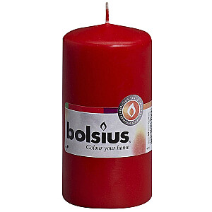 Столб для свечи Bolsius красный 5.8x12см 647163