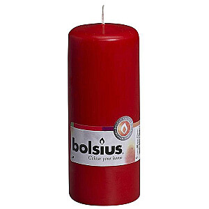 Столб для свечи Bolsius красный 5.8x15см 647174
