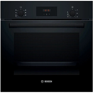 Bosch cepeškrāsns | HBF133BA1 | 66 L | Elektriskā | EcoClean | Poga | Augstums 59.5 cm | Platums 59.4 cm | Melns