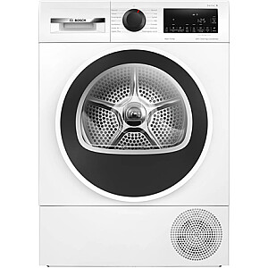 Bosch žāvētājs ar siltumsūkni | WQG2450ISN | Energoefektivitātes klase A++ | Priekšējā ielāde | 9 kg | LCD | Dziļums 61.3 cm | Balts