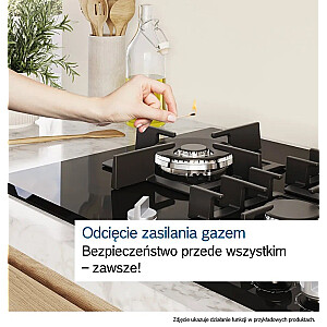 Gāzes plīts POP6B6K30