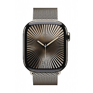 Watch Series 10 GPS + Cellular, vāks 42 mm izgatavots no dabīgā titāna ar Milānas cilpu dabīgā titāna krāsā