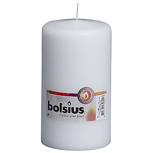 Столб для свечи Bolsius белый 7.8x15см 647180
