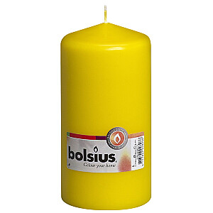 Столб для свечи Bolsius желтый 7.8x15см 647182