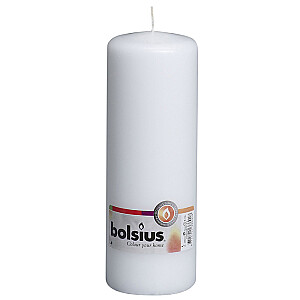 Столб для свечи Bolsius белый 6.8x20см 647188