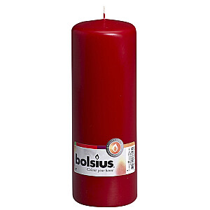 Столб для свечи Bolsius тёмно-красный 6.8x20см 647192
