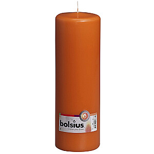 Столб для свечи Bolsius оранжевый 7.8x25cм 647199