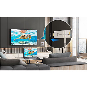 Адаптер для беспроводной передачи изображения и звука j5create Screencast 4K HDMI Wireless Display Adapter, Miracast/AirPlay/Chromecast, пароль администратора, двойные антенны, белый цвет JVAW76MAX-N
