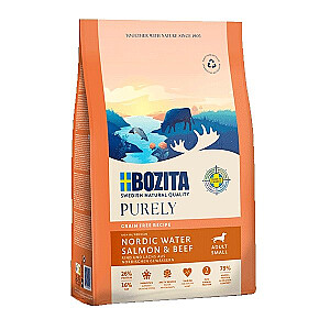 BOZITA Чистый лосось и говядина для взрослых собак мелких пород 7.5 кг