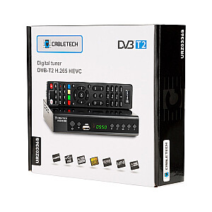Digitālās TV uztvērējs DVB-T/T2 H.265