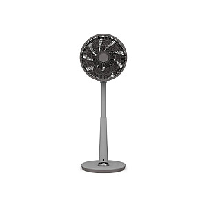 Duux | Ventilators | Whisper 2 | Stāvošais ventilators | Pelēks | Diametrs 34 cm | Ātrumu skaits 26 | Oscilācija | 1.6-19 W | Tālvadības pults