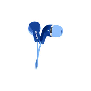 CANYON Stereo Earphones with inline microphone, Blue
