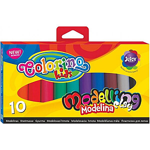 Глина для моделирования Colorino 10 цветов