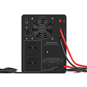 Источник бесперебойного питания UPS AVR PowerCore 500W/800VA 12VDC