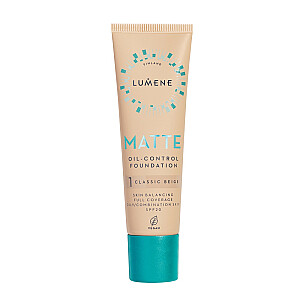 LUMENE Matte Oil-Control sejas matējošais tonālais krēms SPF20 1 Classic Beige 30ml