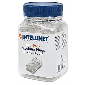 Разъем Intellinet RJ45 Cat5e jar 100шт.