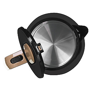 Feel-Maestro MR033 melnā elektriskā tējkanna 1.7 L 2200 W