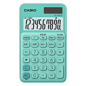 Casio kabatas kalkulators SL-310UC-GN zaļš