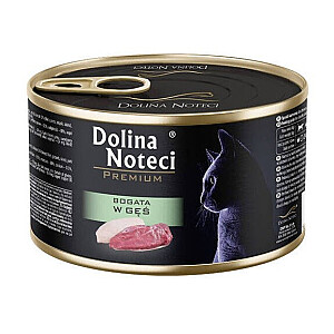 DOLINA NOTECI Premium Bagātīgs ar zosi - mitrais kaķu ēdiens - 185g