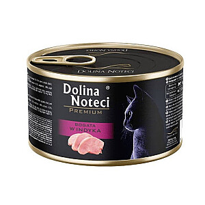 DOLINA NOTECI Premium Bagātīgs ar tītara gaļu - mitrais kaķu ēdiens - 185g
